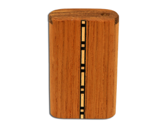 Slide Top Teak Inlay Dugout - Small