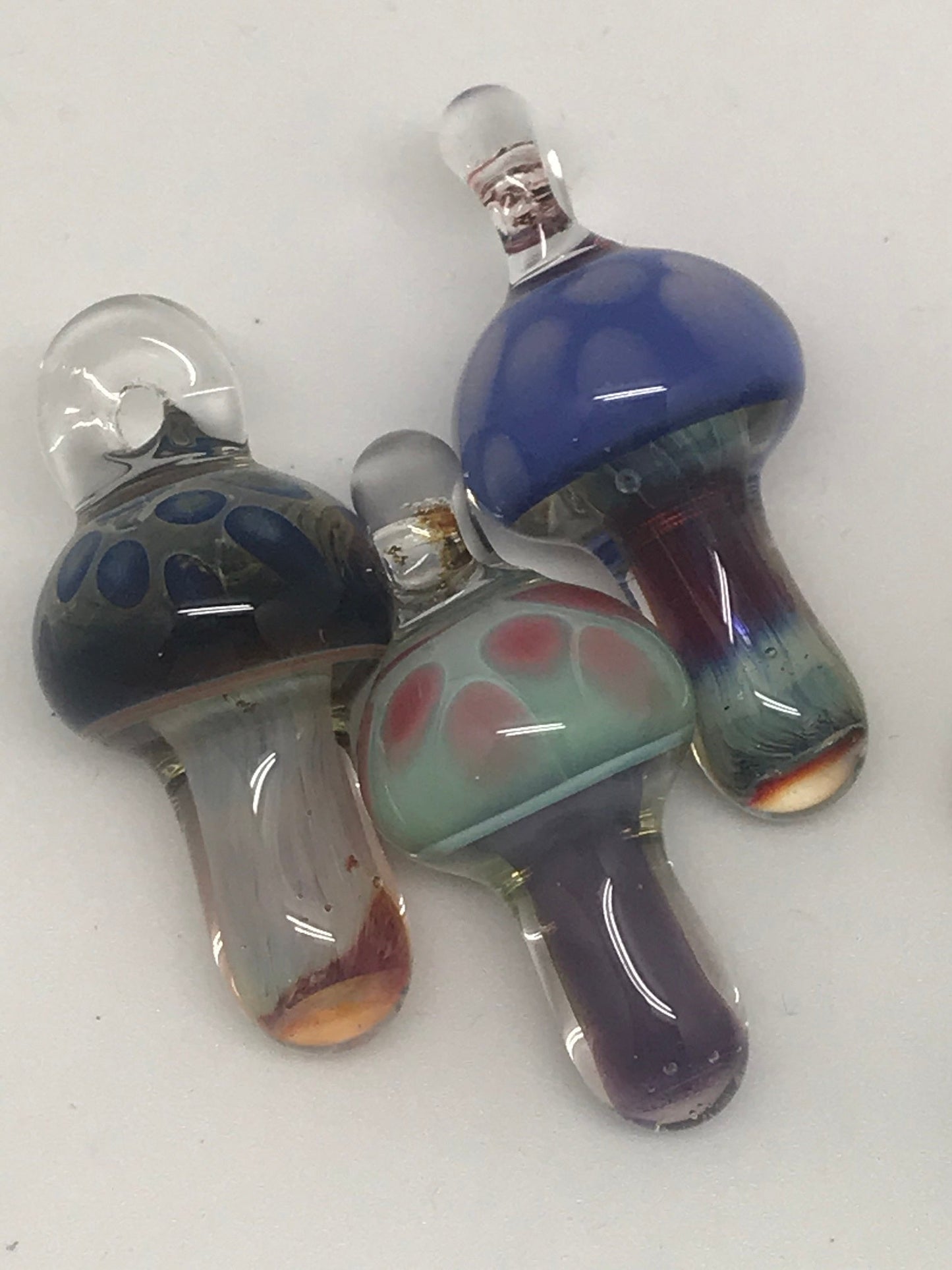 Splatt Glass Mushroom Pendant