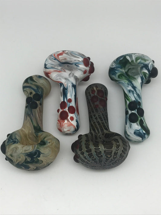 Steegee Glass Blased Splatter Wrap and Rake Pipe SALE