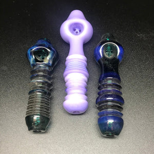 Str8 Glass Ribbed Multi Hole Pipe