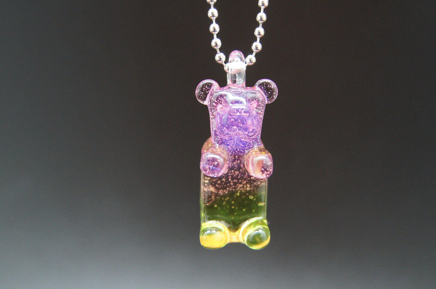 Sweet Shop Glass Gummy Bear Pendant