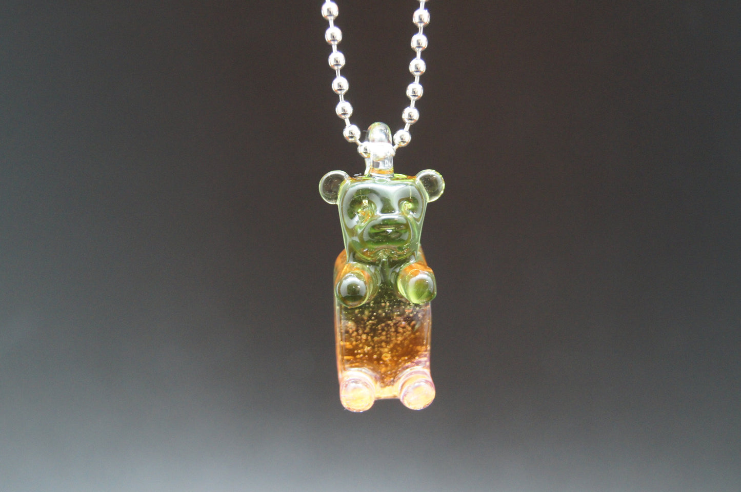 Sweet Shop Glass Gummy Bear Pendant