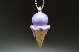 Sweet Shop Glass Mini Ice Cream Cone Pendant