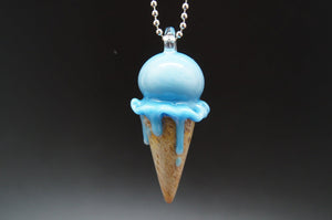 Sweet Shop Glass Mini Ice Cream Cone Pendant