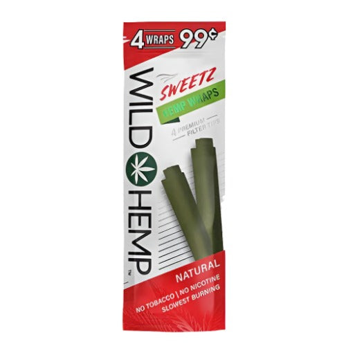 Wild Hemp Sweetz Wraps 4 pack