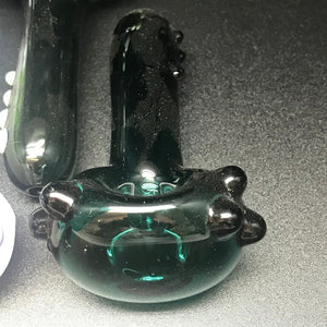 The Gurk Monster Glass Solid Colro Big Bowl Dot Pipe