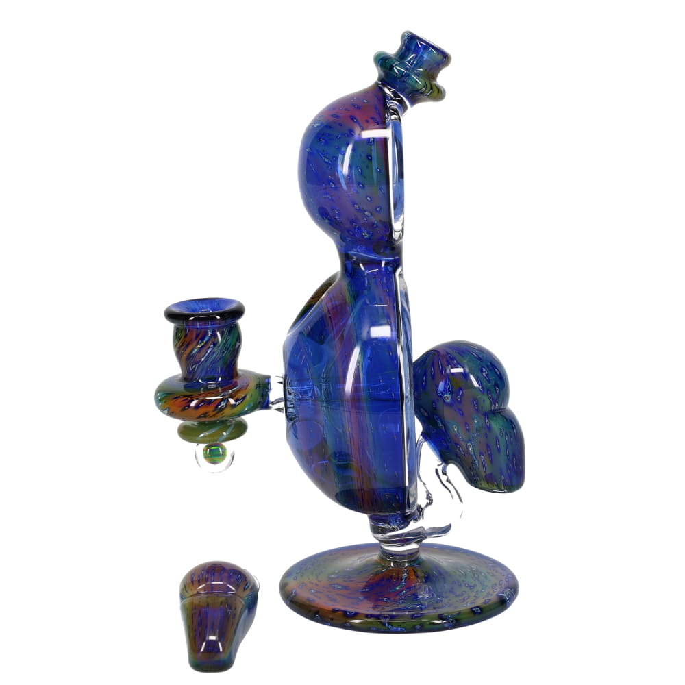 BK Glass Bros x Toe Jam Glass Space Tech Dome Bubbler with Pendant SALE