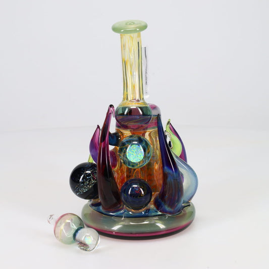 B Money Glass #16 Banded with Case Bubbler
