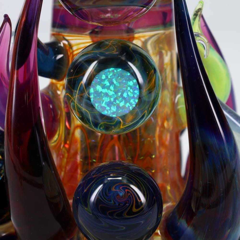 B Money Glass #16 Banded with Case Bubbler