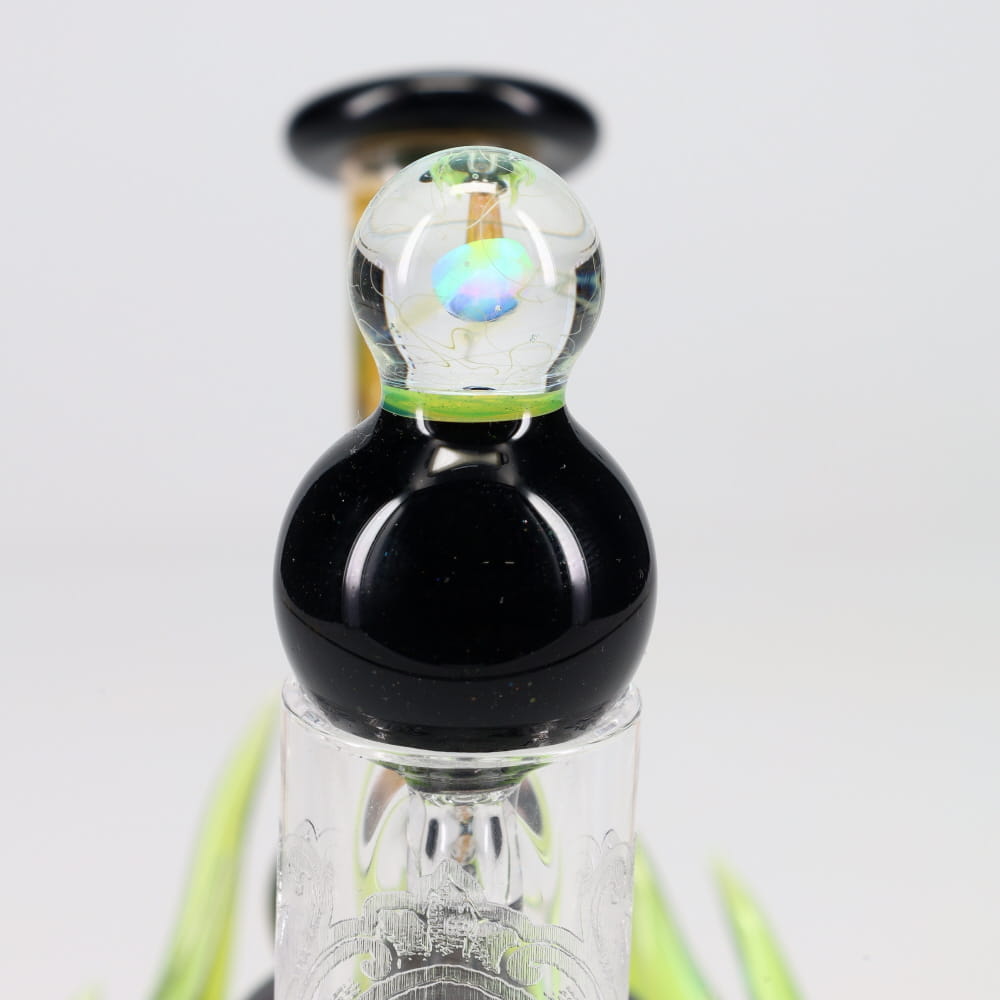 B Money Glass #15 Slyme with Case Bubbler