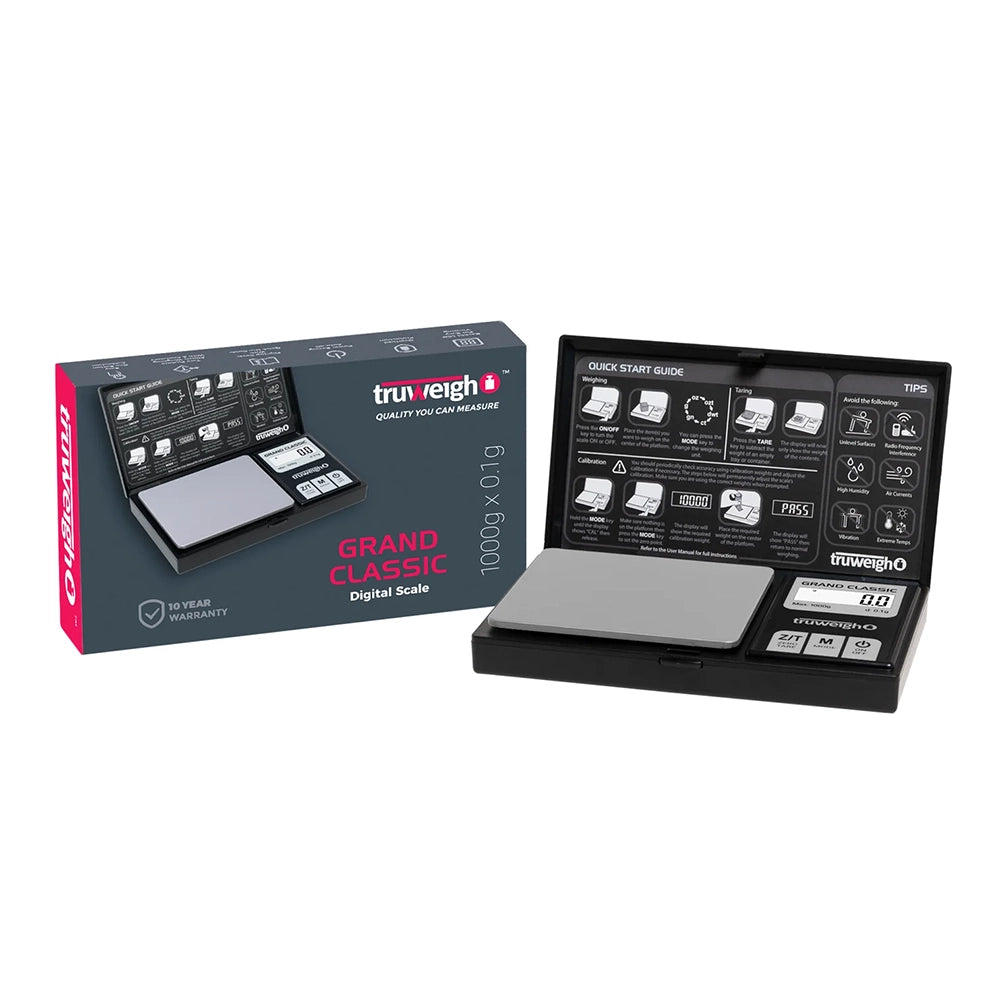 Truweigh Grand Classic Digital Mini Scale – 1000g x 0.1g