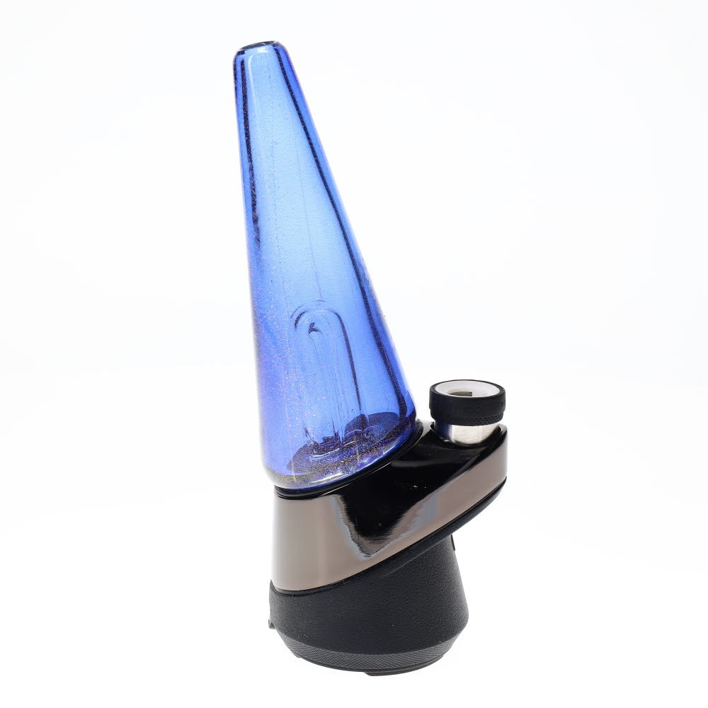 Turtle Glass Clear Blue Dichro Peak Top