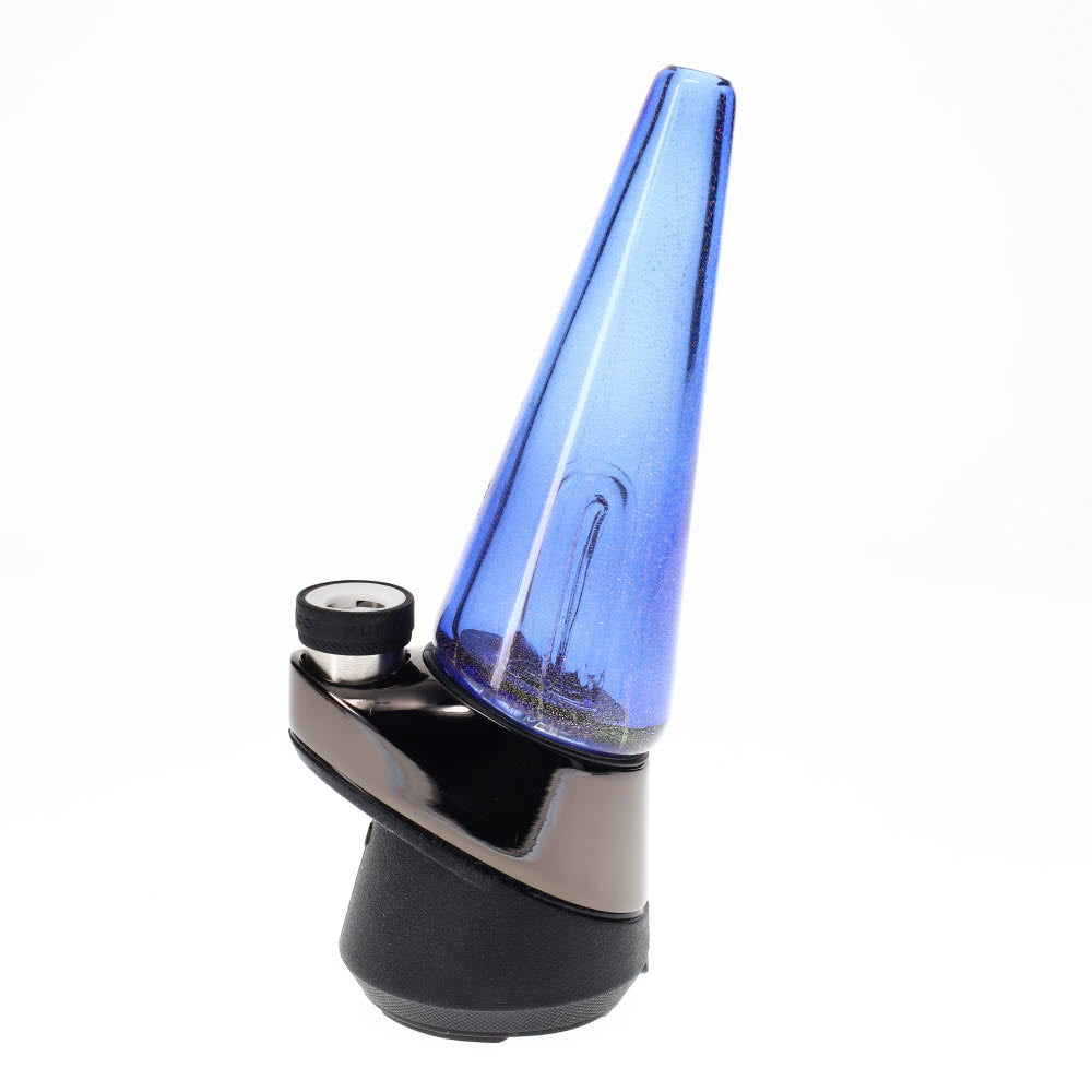 Turtle Glass Clear Blue Dichro Peak Top