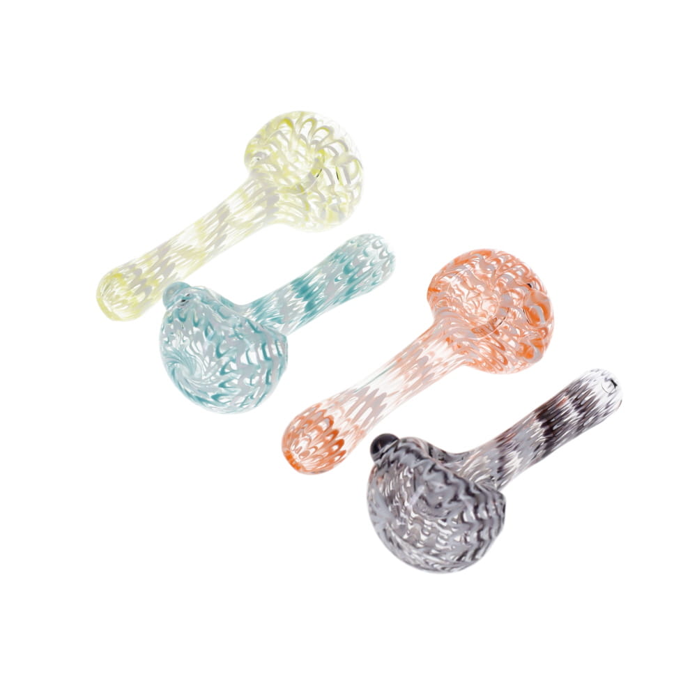 Broken Glass Design Wrap n Rake Assorted Color Spoon