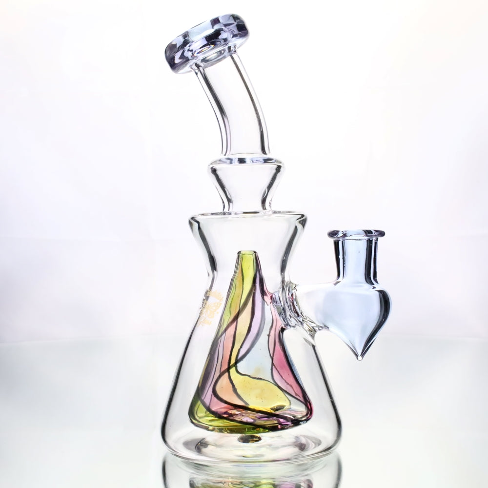 Windstar Glass Purple Paisley Bubble Rig