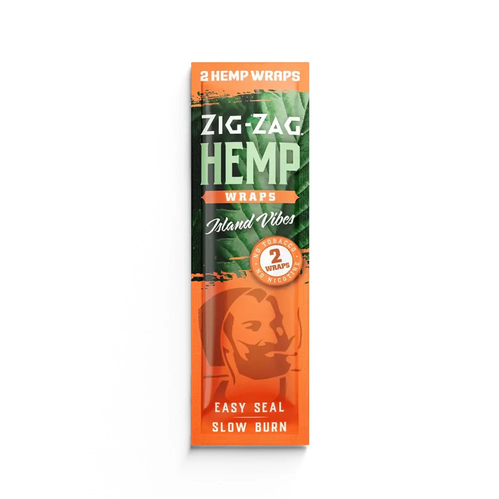 Zig Zag Wraps Hemp Island Vibe 2/.99