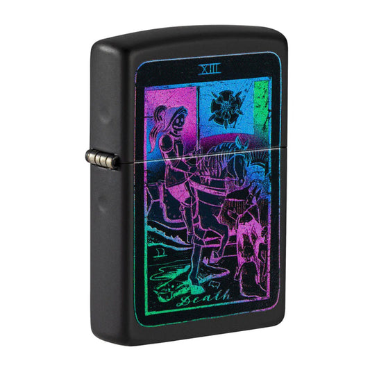 Zippo Lighter Blacklight Tarot Card