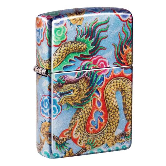 Zippo Lighter Dragon Design