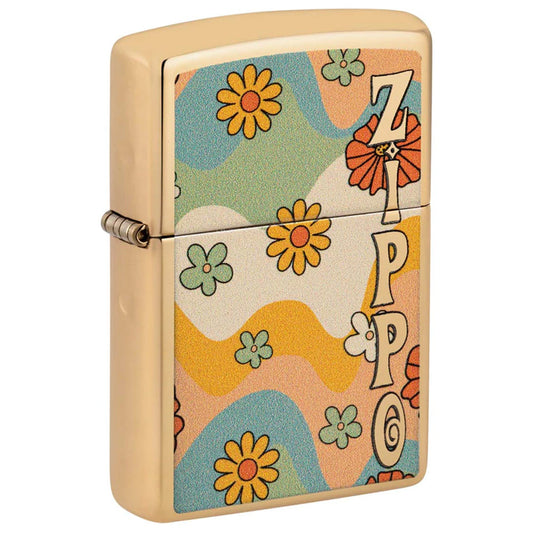 Zippo Lighter Flower Power