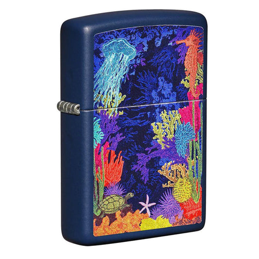 Zippo Lighter Sea Life in Color