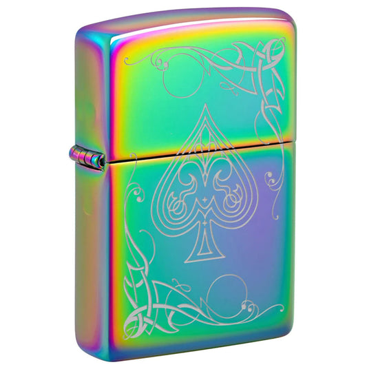 Zippo Lighter Tribal Ace of Spades