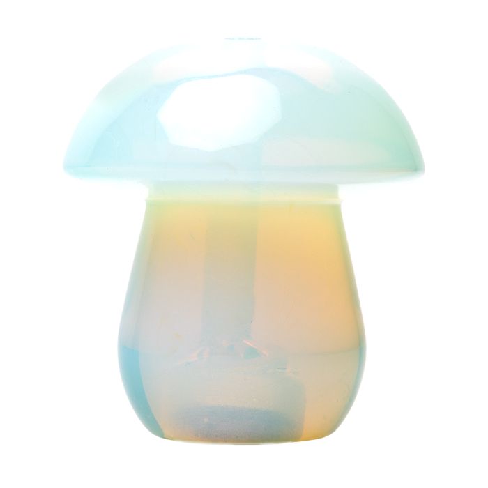 Astral Project Stone Shroom Hand Pipe - Opalite