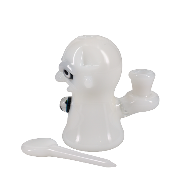 Chronic Glass Humanoid White Bubbler