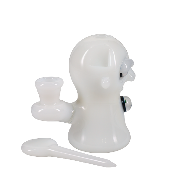 Chronic Glass Humanoid White Bubbler