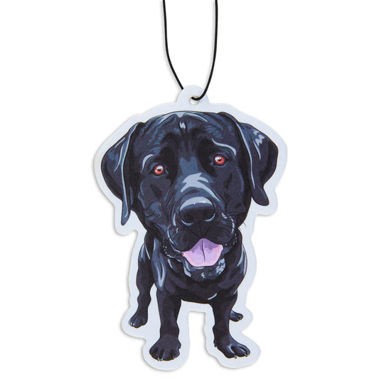 Fresh Fresheners Black Lab Dog Car Hanger