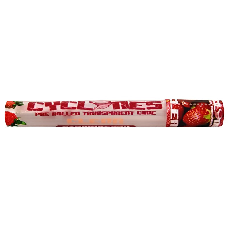 Cyclones Clear Strawberry Cone