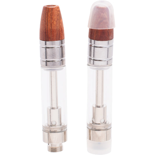 Silver with Wood Tip Empty Cartridge - Single