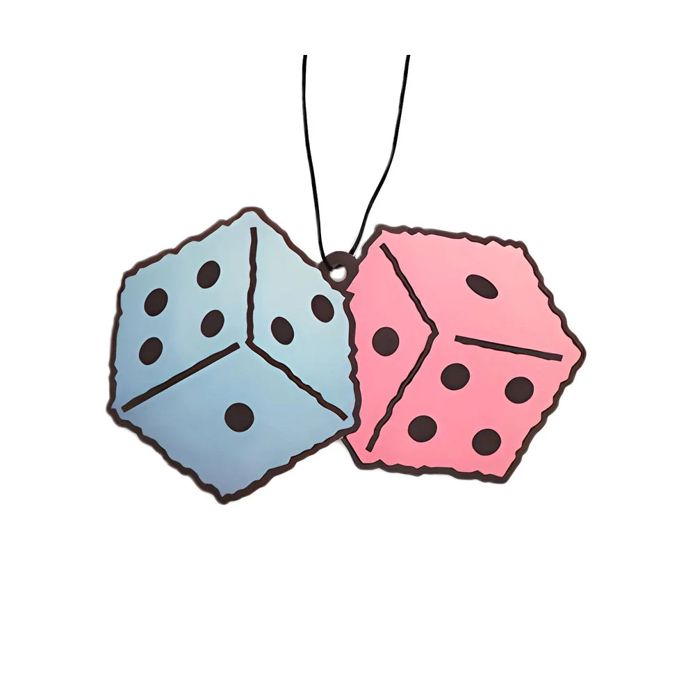 Fresh Fresheners Fuzzy Dice Car Hanger