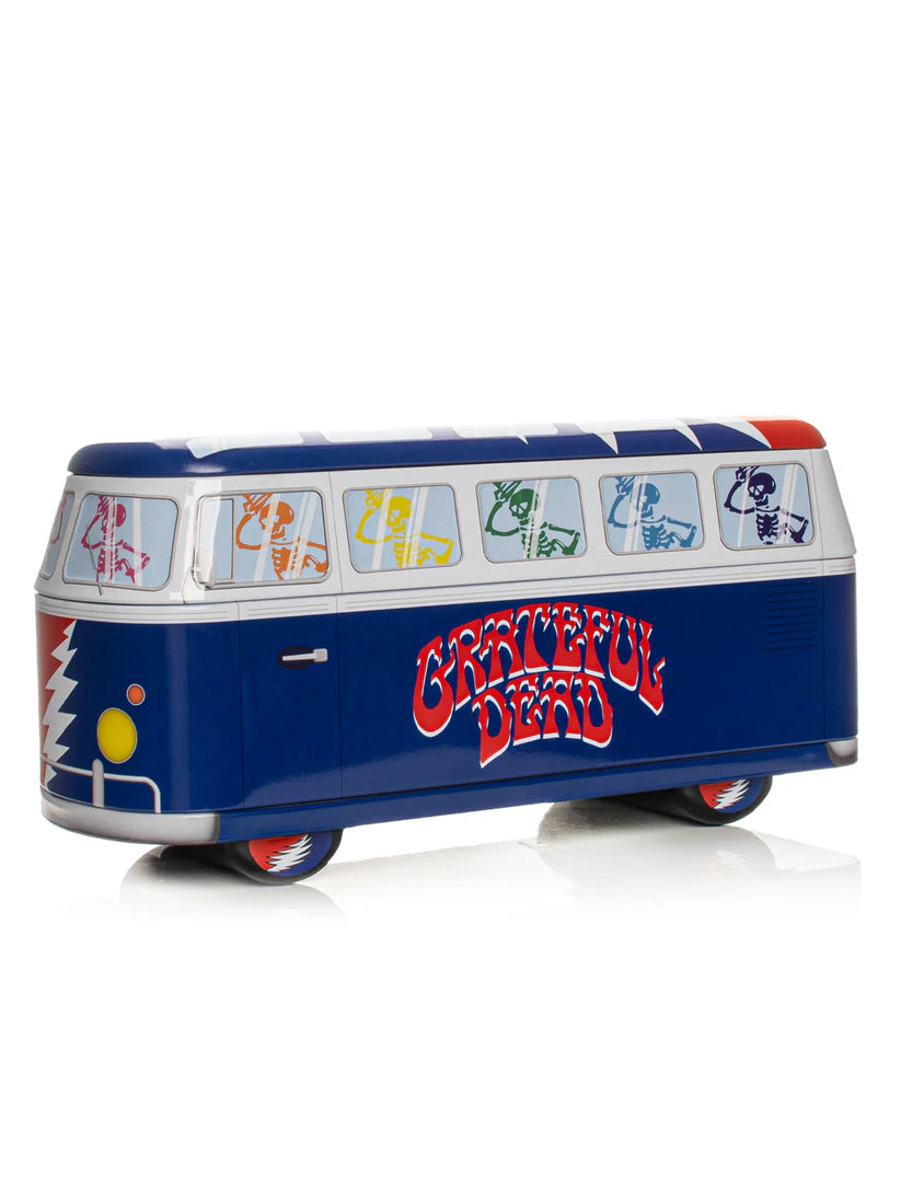 Grateful Dead x Gear Premium 6" Lightning Bolt Hand Pipe & Grinder Set with Collectable Bus Tin
