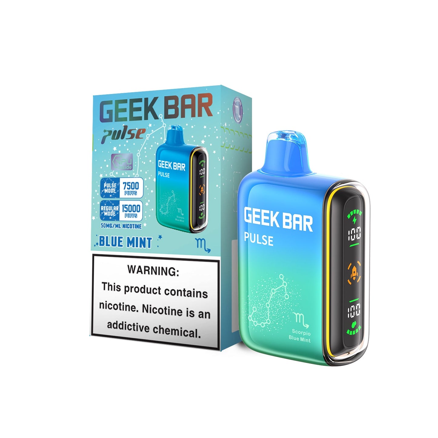 Geek Bar Pulse 7500 Puffs 5% 16ml Disposable