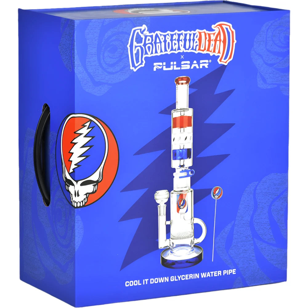 Pulsar x Grateful Dead 16.5" Cool It Down Glycerin Water Pipe Set