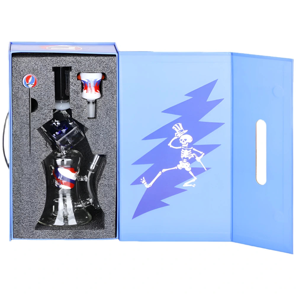 Pulsar x Grateful Dead 10.75" Tesseract Hypercube Water Pipe