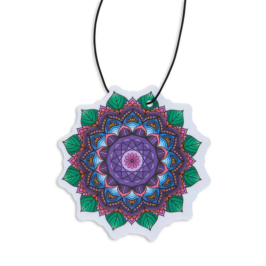 Fresh Fresheners Mandala Shape Car Hanger