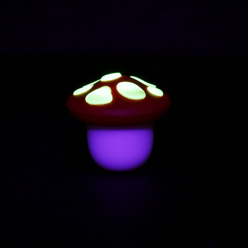 Glow In The Dark Mushroom Silicone Slick