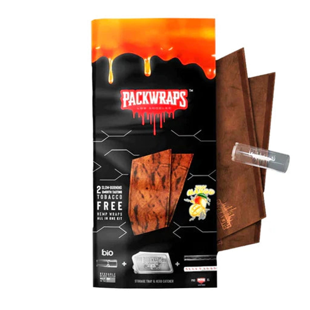 Packwraps x Twisted Hemp Mango Wraps - 2 pack SALE