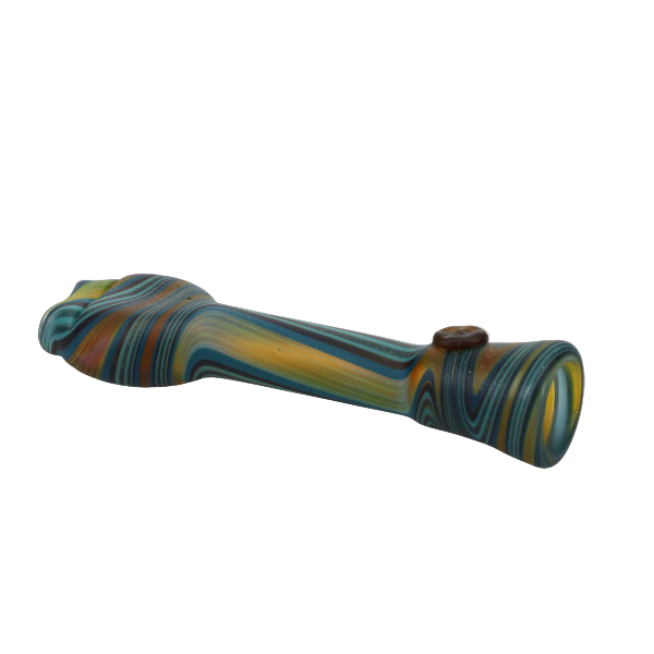 Star Seed Glass Sandblast Line Bite Grip Chillum