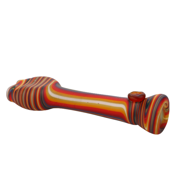 Star Seed Glass Sandblast Line Bite Grip Chillum
