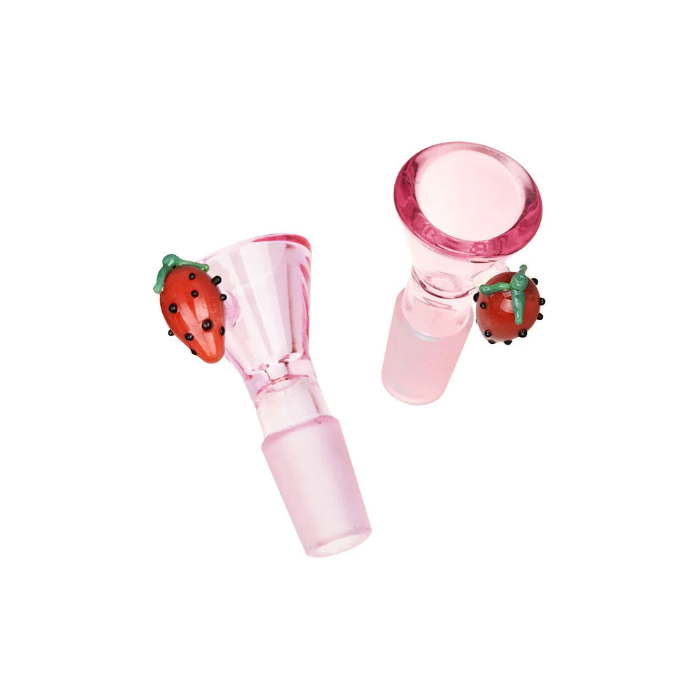 Pulsar Fruit Series 10" Glow Water Pipe & Hand Pipe Set - Strawberry Cough