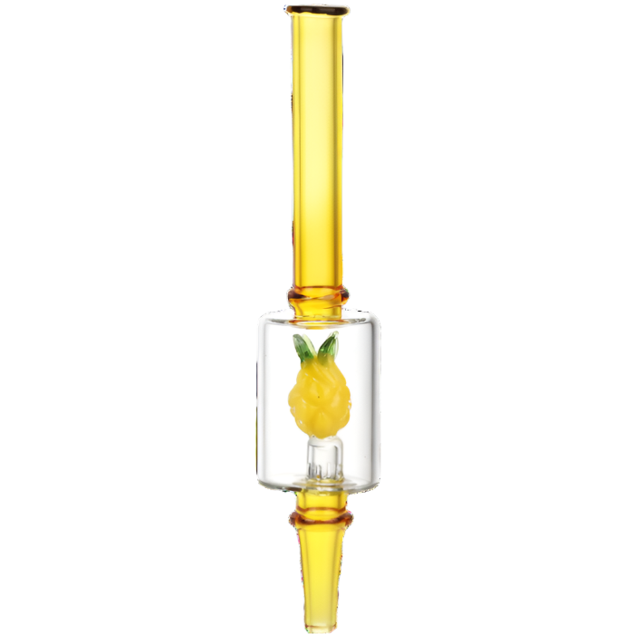 Pulsar Fruit Series 8" Glow Nectar Collector & Dab Rig Set - Pineapple Express