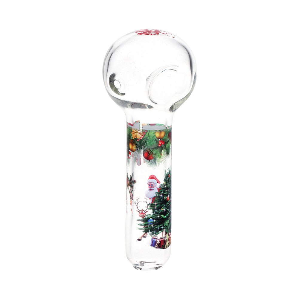 Pulsar 10" Water Pipe & Hand Pipe Set - Ho-Ho Holiday Christmas