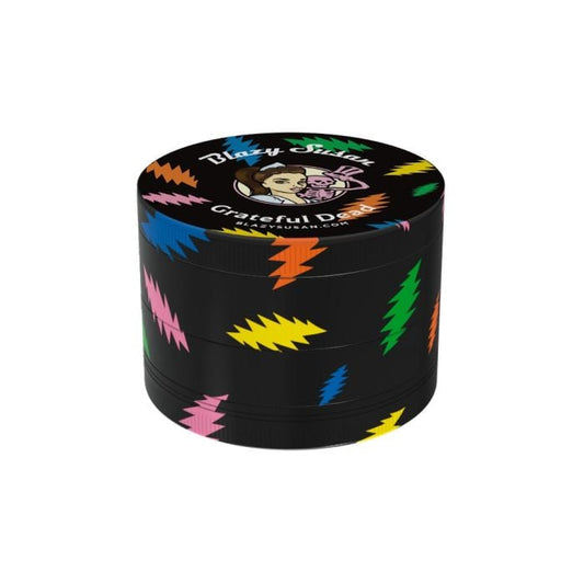 Blazy Susan x Grateful Dead 4 Piece Grinder - Rainbow Bolts