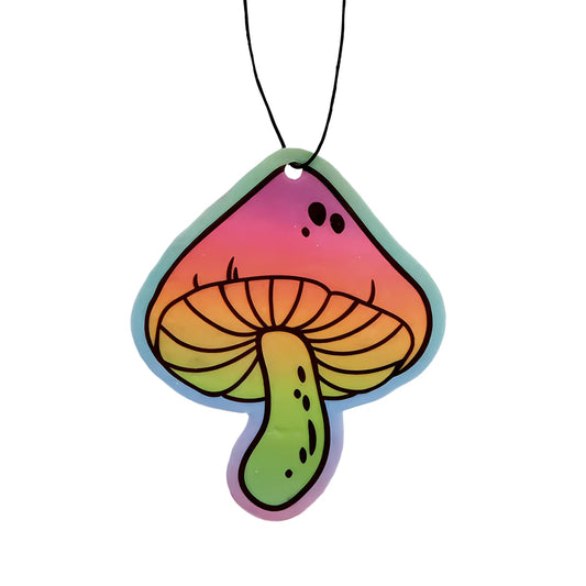 Fresh Fresheners Rainbow Magic Mushroom Car Hanger