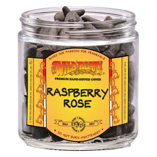 Raspberry Rose Wild Berry Incense Cones