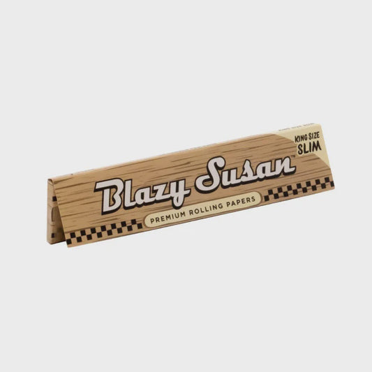 Blazy Susan King Size Slim Unbleached Rolling Papers / Unbleached
