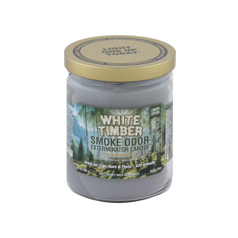 White Timber Smoke Odor Candle