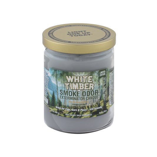 White Timber Smoke Odor Candle